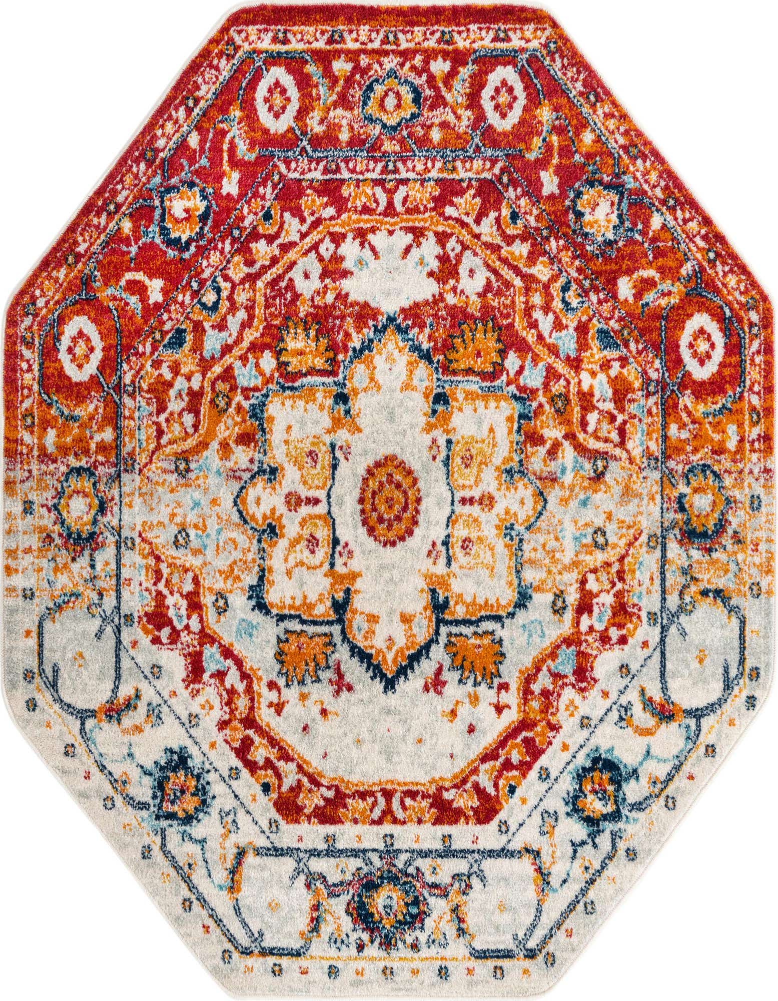 Primary image 5' 3 x 5' 3 Madeline Vintage Octagon Rug
