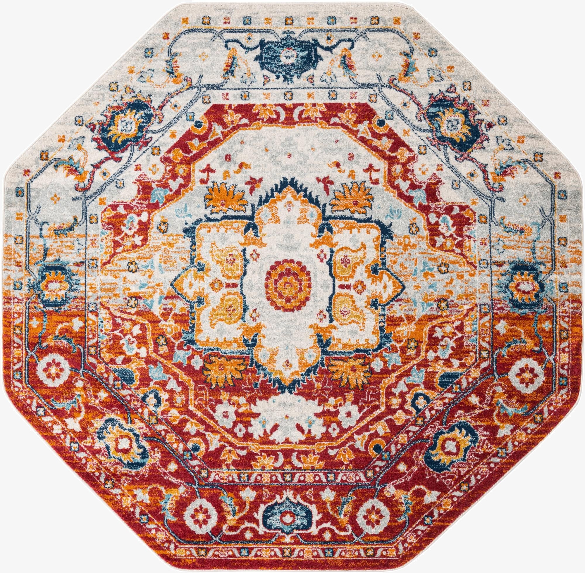 7' 10 x 7' 10 Madeline Vintage Octagon Rug