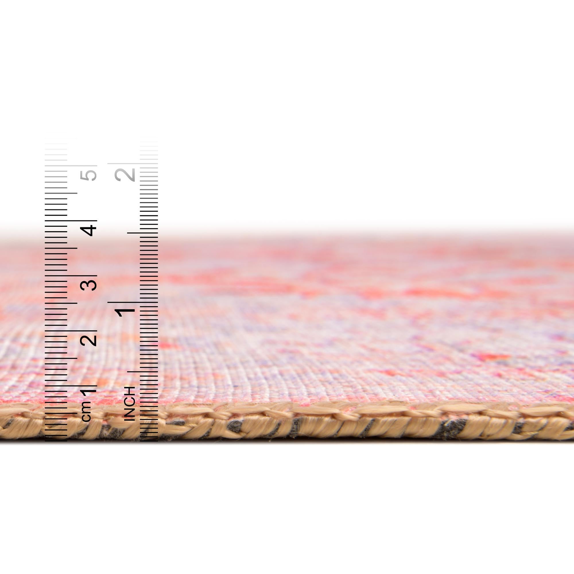 7' 6 x 7' 6 Washable Timeless Octagon Rug