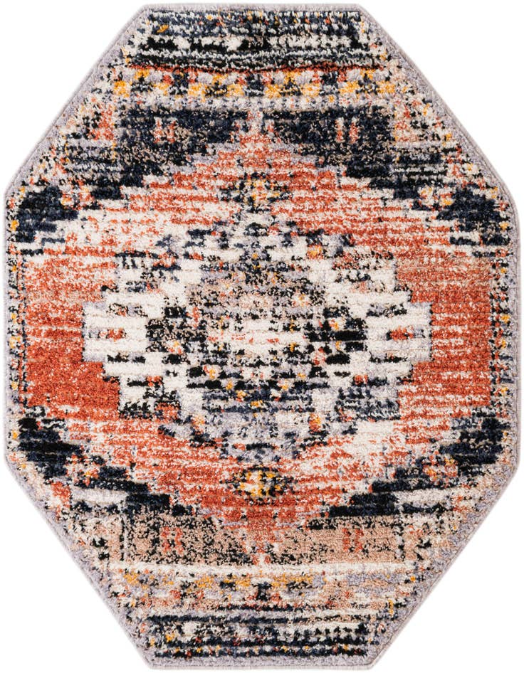 Detail image of 4' x 4' Tucson Octagon Rug