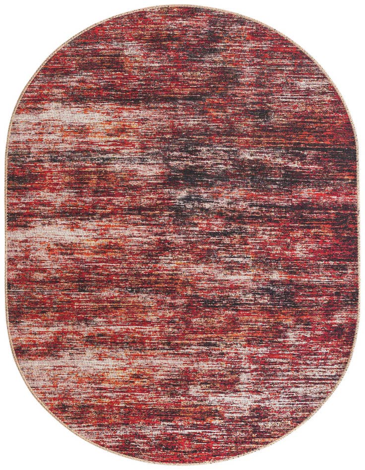 Detail image of 3' 6 x 5' 6 Asha Oval Rug