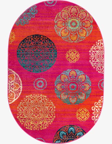 4' x 6' Azalea Oval Rug