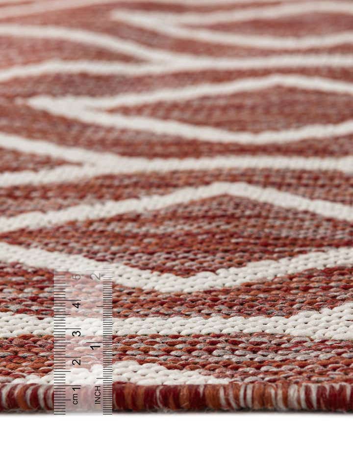 5' 3 x 8' Easy-Clean Jill Zarin Turks and Caicos Indoor / Outdoor Oval Rug