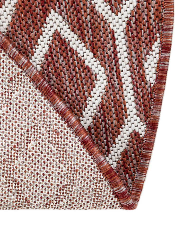 5' 3 x 8' Easy-Clean Jill Zarin Turks and Caicos Indoor / Outdoor Oval Rug