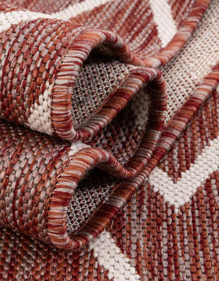 5' 3 x 8' Easy-Clean Jill Zarin Turks and Caicos Indoor / Outdoor Oval Rug