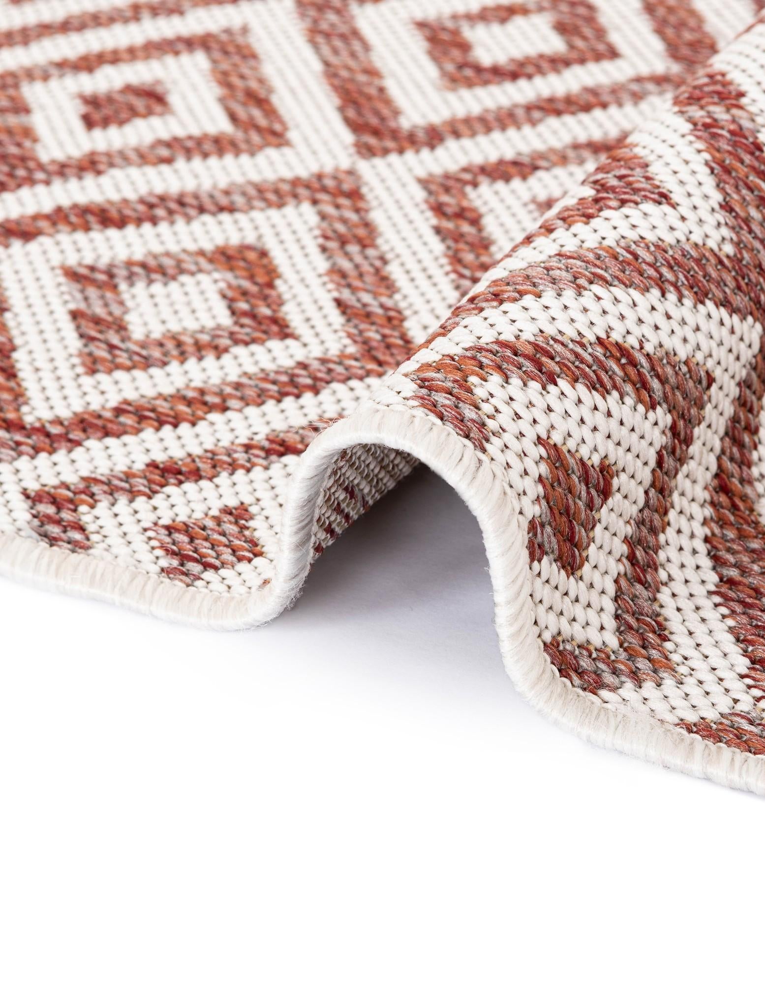 5' 3 x 8' Easy-Clean Jill Zarin Costa Rica Indoor / Outdoor Oval Rug