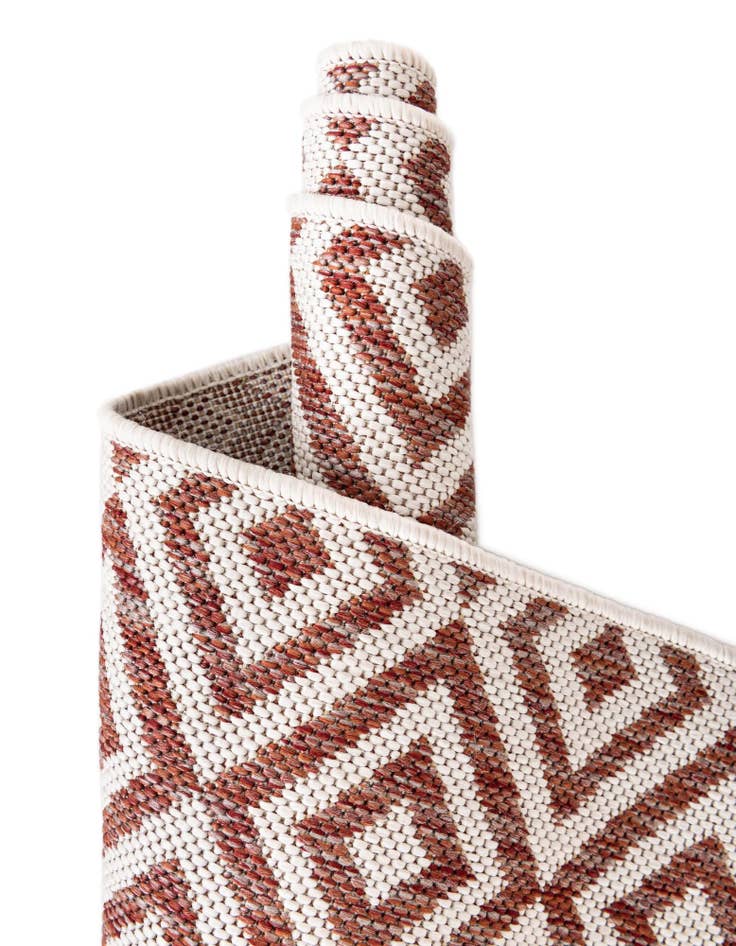 Detail image of 5' 3 x 8' Easy-Clean Jill Zarin Costa Rica Indoor / Outdoor Oval Rug