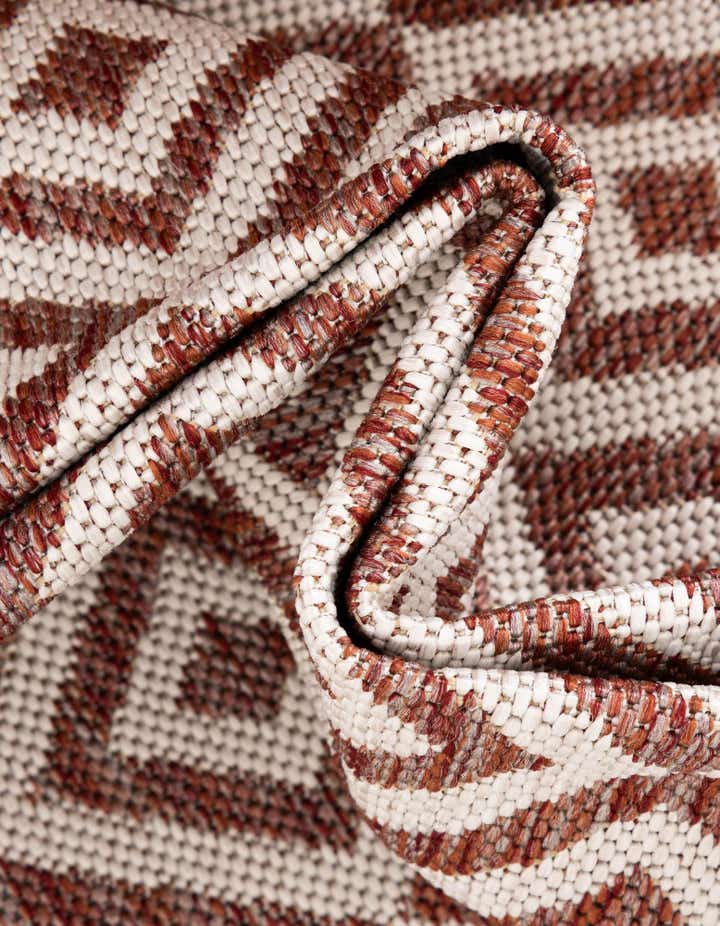 5' 3 x 8' Easy-Clean Jill Zarin Costa Rica Indoor / Outdoor Oval Rug