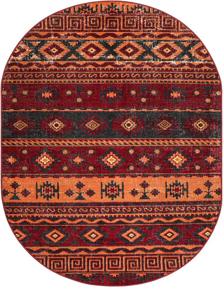 Detail image of 5' 3 x 8' Lucerne Oval Rug