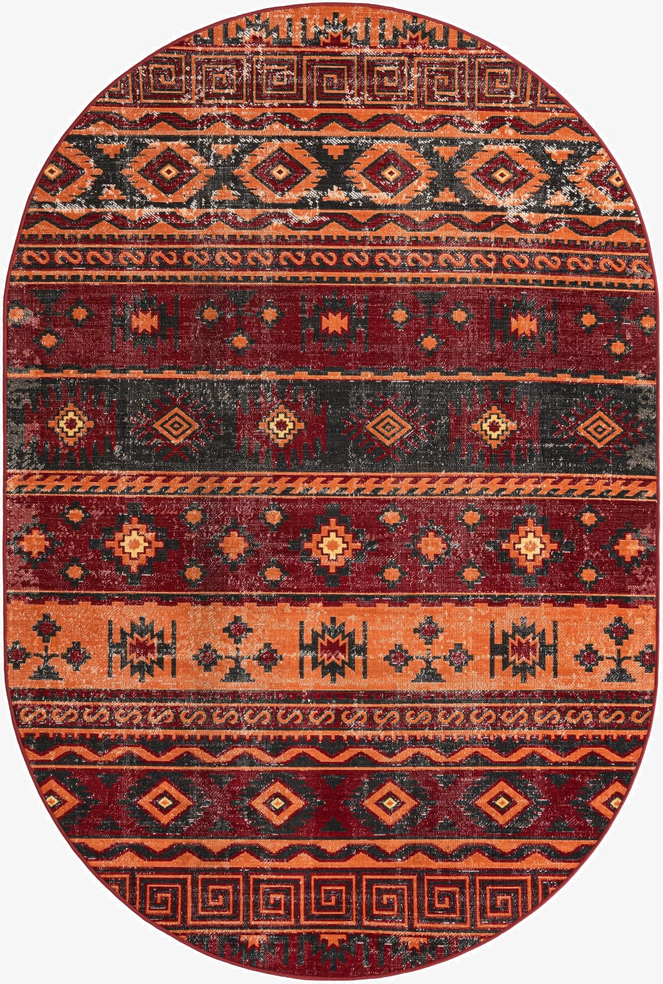 6' 1 x 9' Lucerne Oval Rug