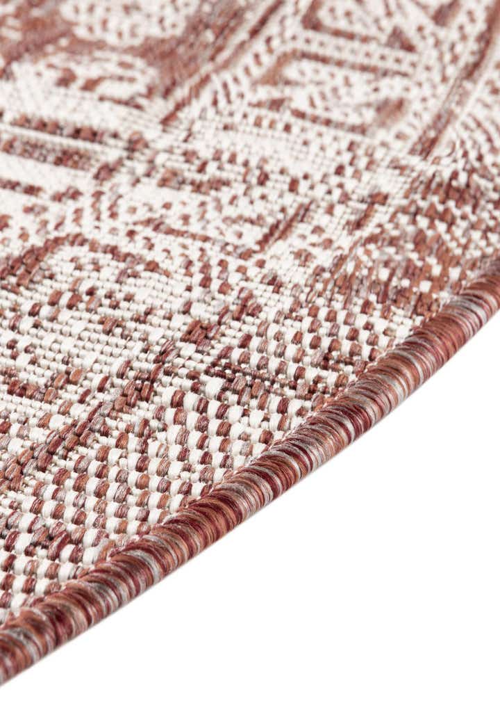 3' x 5' 3 Easy-Clean Aztec Indoor / Outdoor Oval Rug