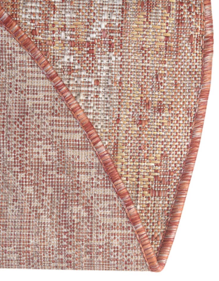 Detail image of 7' 10 x 10' Easy-Clean Traditional Indoor / Outdoor Oval Rug