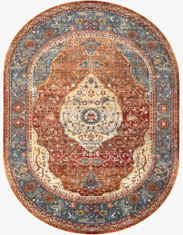 7' 10 x 10' Santiago Oval Rug