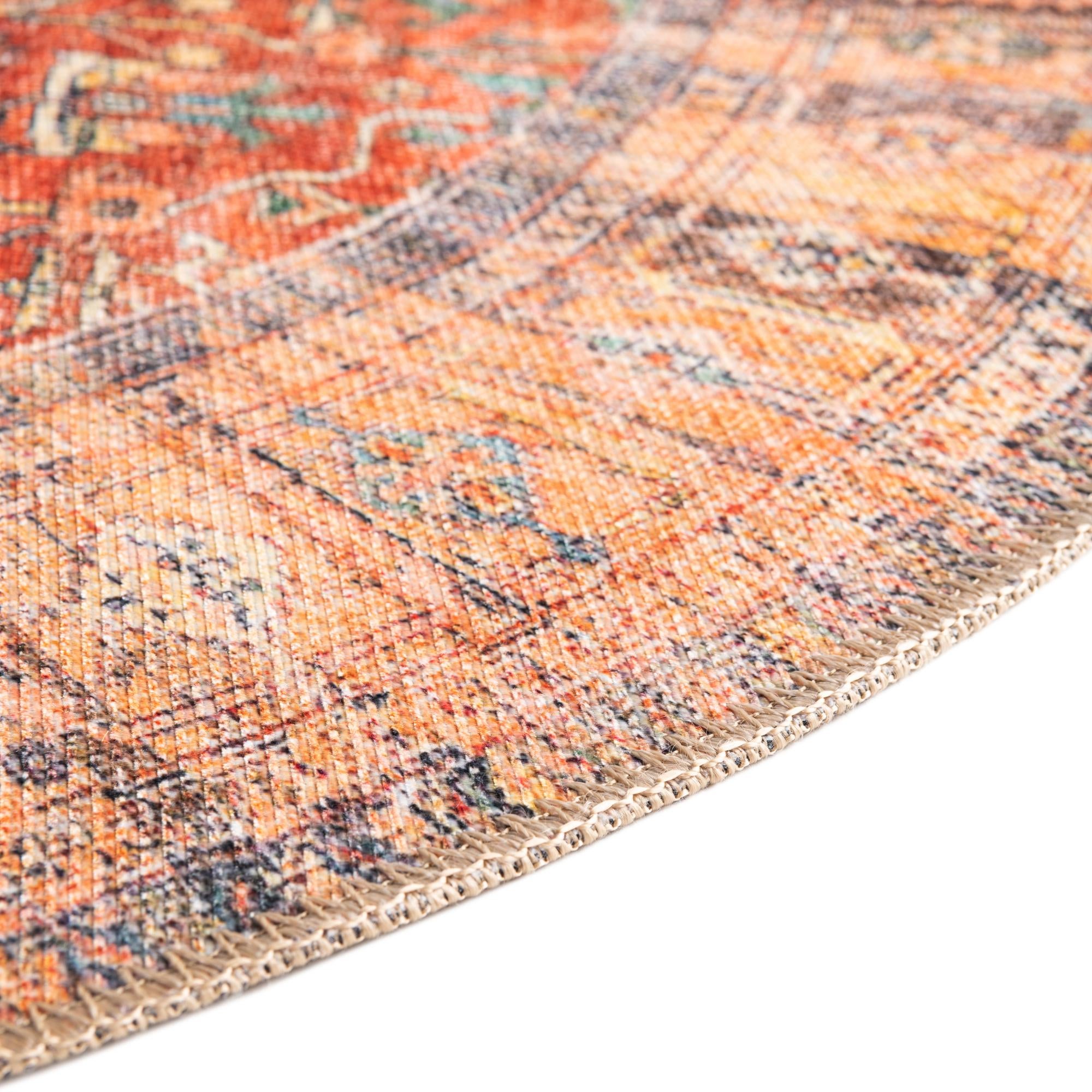 7' 6 x 10' 6 Washable Timeless Oval Rug
