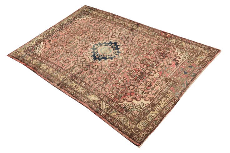 Detail image of 3' 9 x 5' 10 Hand Knotted Persian Wool Rug