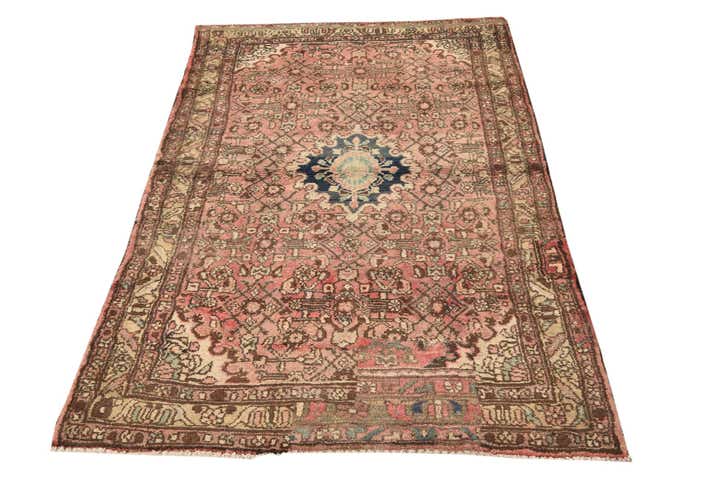 3' 9 x 5' 10 Hand Knotted Persian Wool Rug