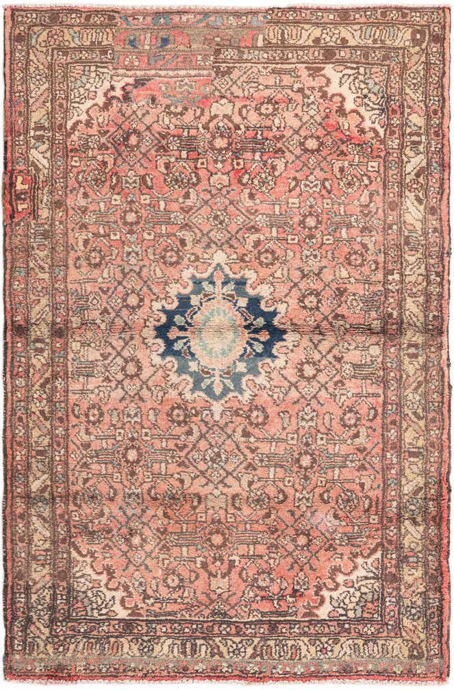 3' 9 x 5' 10 Hand Knotted Persian Wool Rug