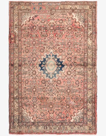 3' 9 x 5' 10 Hand Knotted Persian Wool Rug