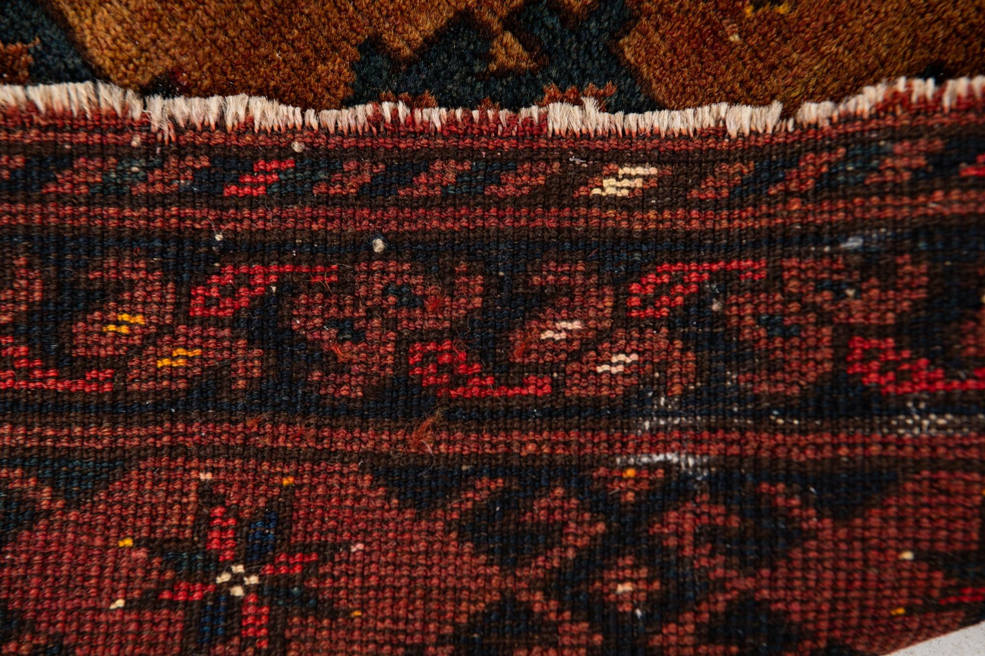 3' 9 x 6' Hand Knotted Afghan Akhche Oriental Wool Rug