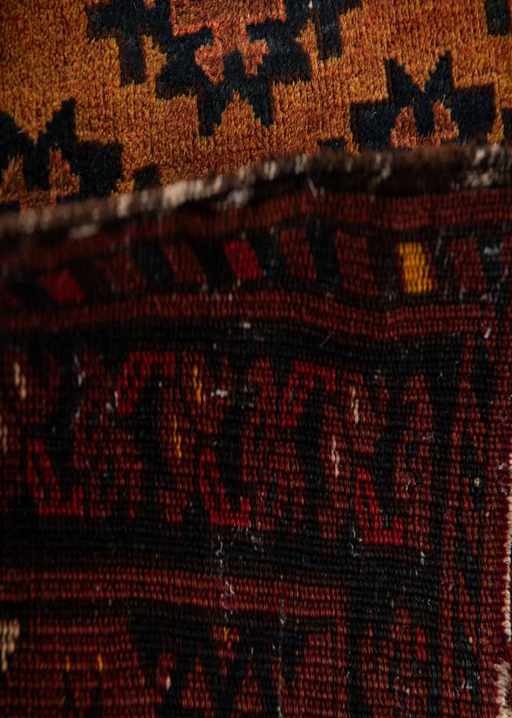 3' 9 x 6' Hand Knotted Afghan Akhche Oriental Wool Rug