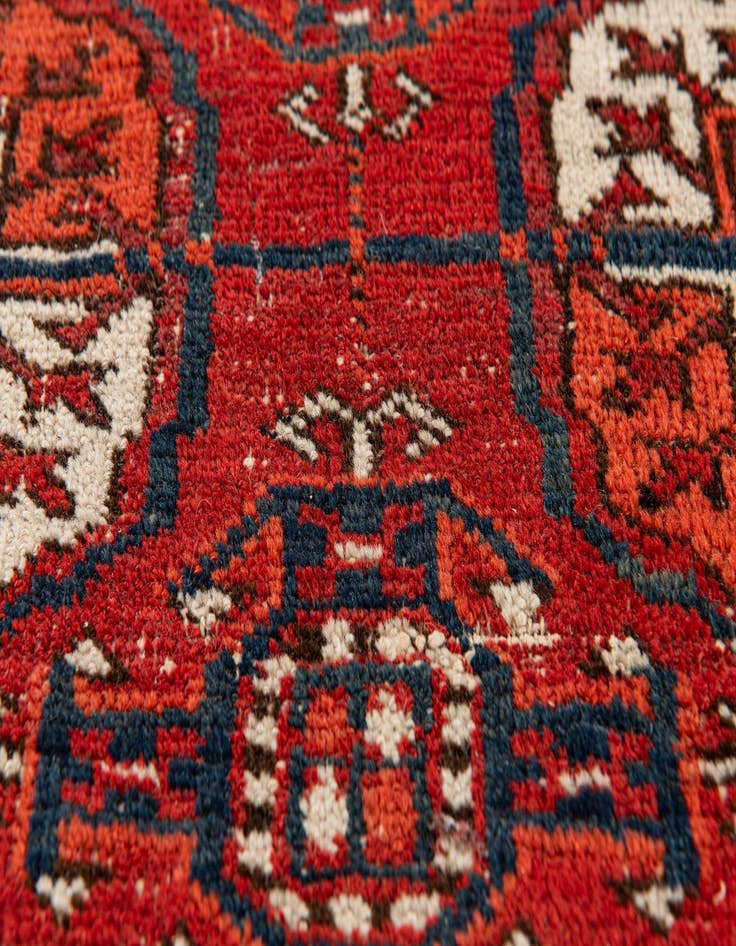 Detail image of 5' 8 x 7' 1  Hand Knotted Afghan Akhche Wool Rug