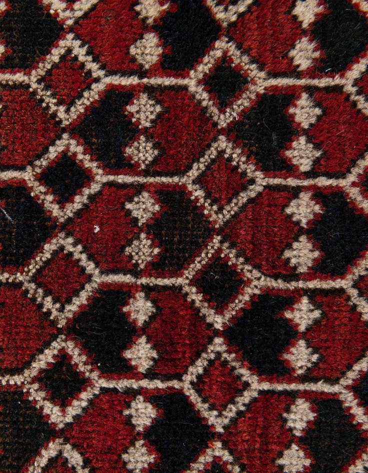 Detail image of 2' 8 x 4'  Hand Knotted Afghan Akhche Wool Rug
