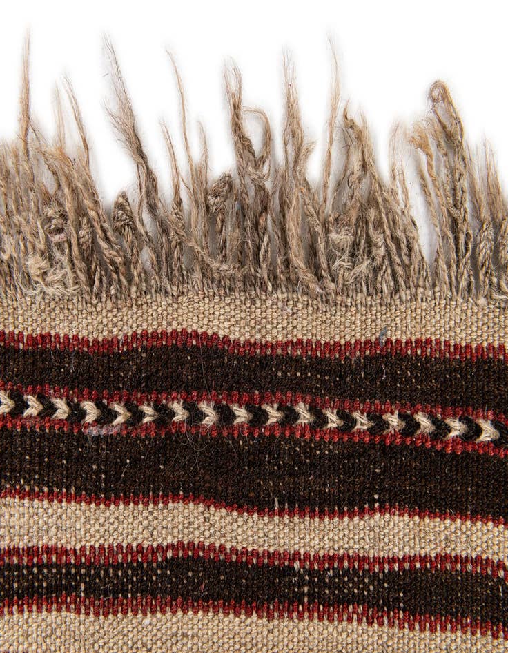 Detail image of 2' 8 x 4'  Hand Knotted Afghan Akhche Wool Rug