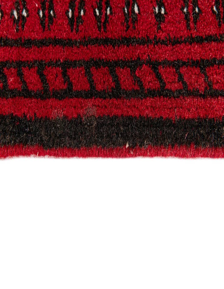 Detail image of 2' 8 x 4' 1  Hand Knotted Afghan Akhche Wool Rug