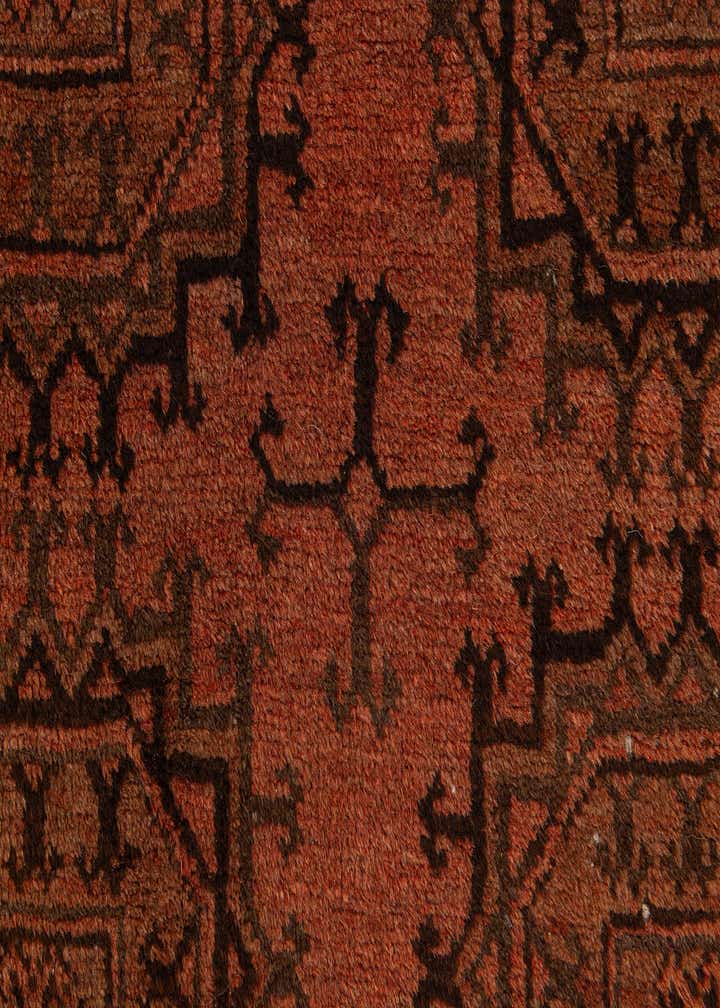 3' 7 x 6' 10 Hand Knotted Afghan Ersari Wool Rug