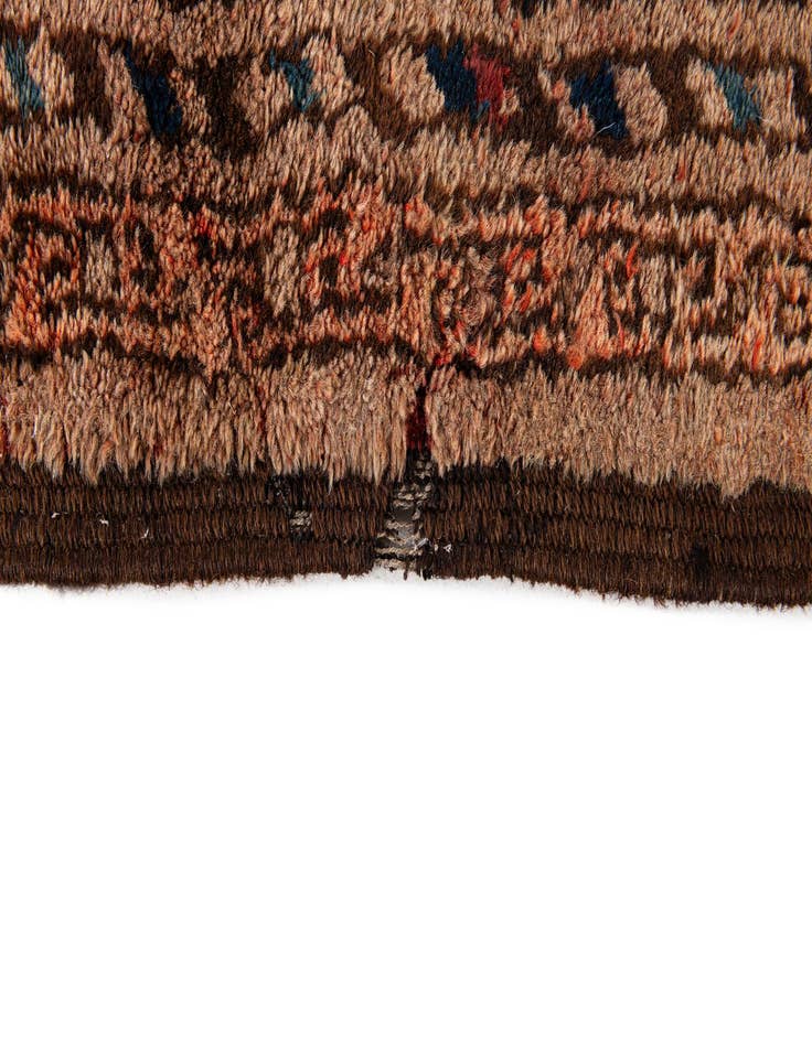 Detail image of 7' 8 x 11' 7  Hand Knotted Afghan Ersari Wool Rug