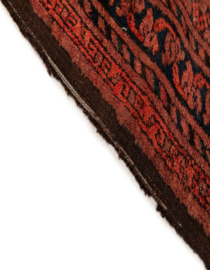 Detail image of 7' 8 x 11' 7  Hand Knotted Afghan Ersari Wool Rug