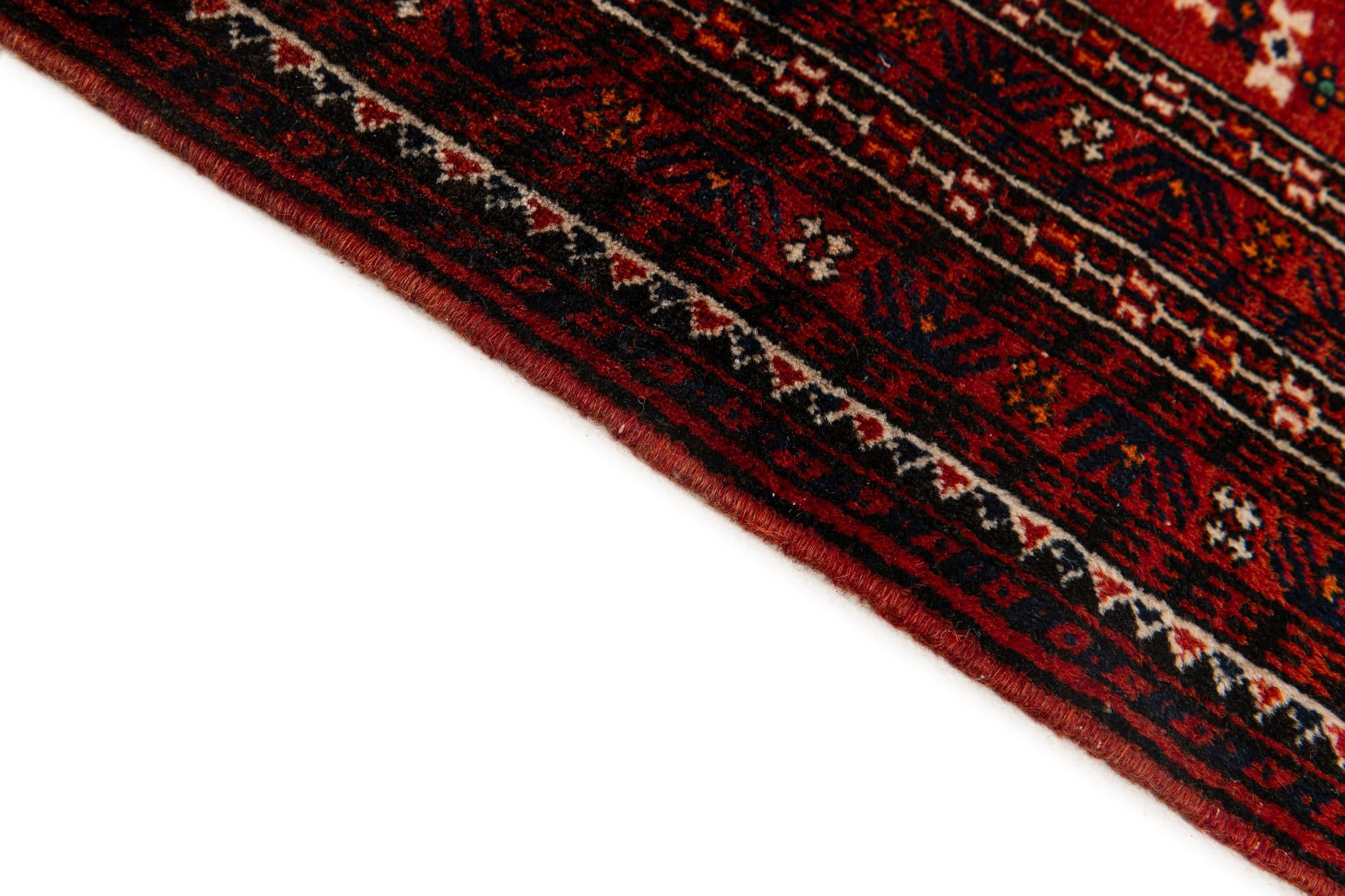 90cm x 155cm anudado a mano Afghan Ersari Alfombra Oriental Lana