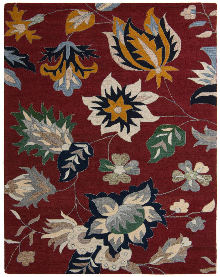 Detail image of 8' x 10' Agra Rug