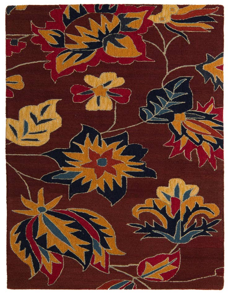 Detail image of 5' 1 x 8' Agra Rug