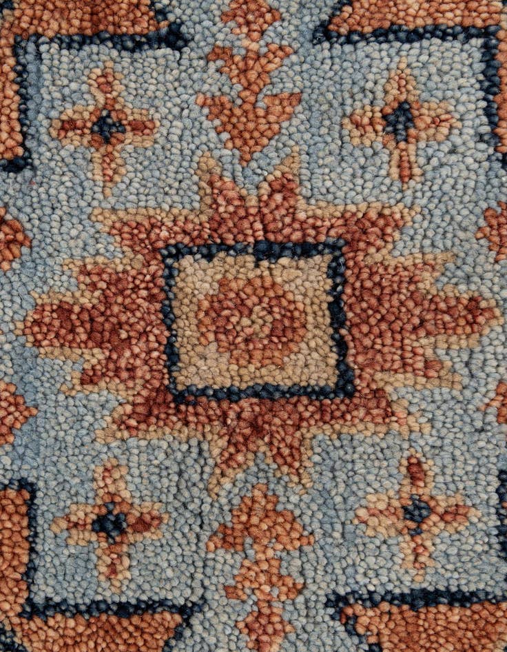 Detail image of 5' 1 x 7' 11  Hand Knotted Agra Wool Rug