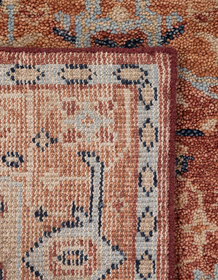 Detail image of 5' 1 x 7' 11  Hand Knotted Agra Wool Rug