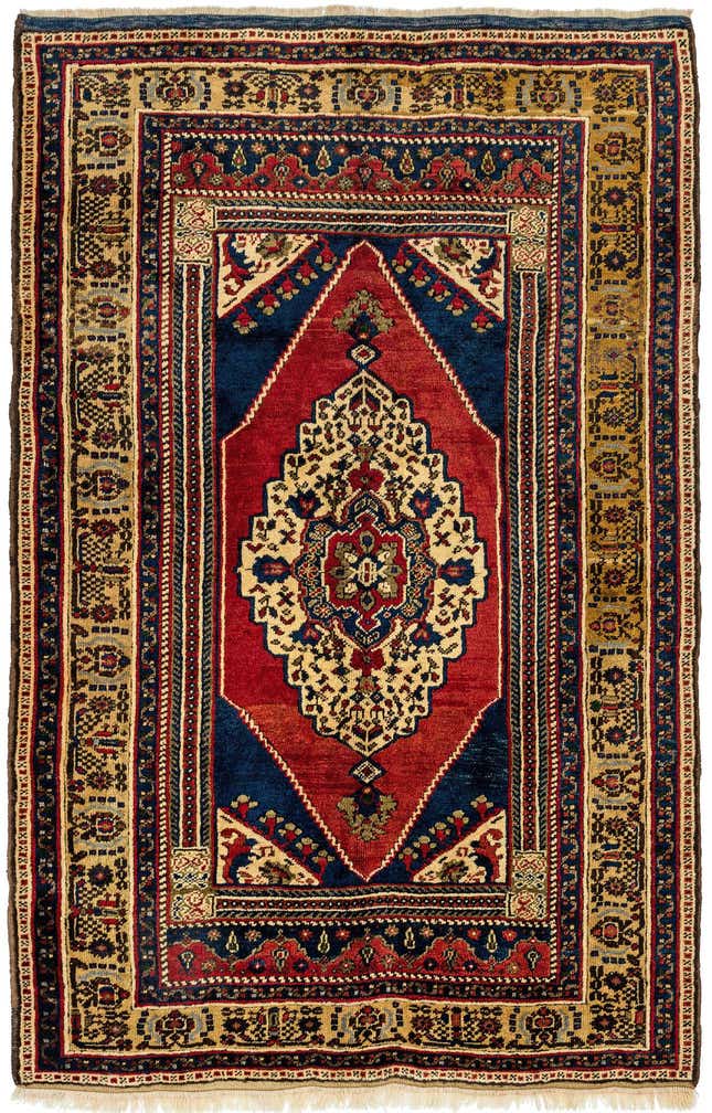 3' 9 x 5' 9 Hand Knotted Anatolian Wool Rug