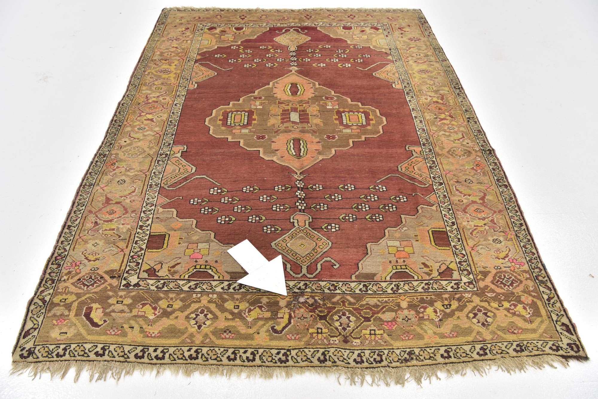 5' x 7' Hand Knotted Anatolian Oriental Wool Rug