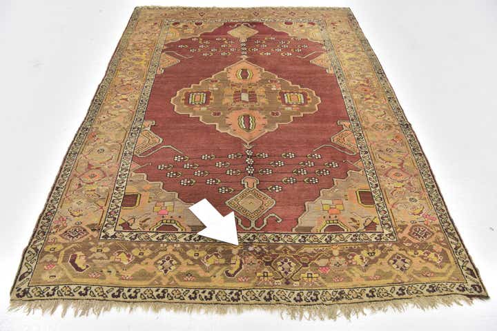 5' x 7' Hand Knotted Anatolian Oriental Wool Rug