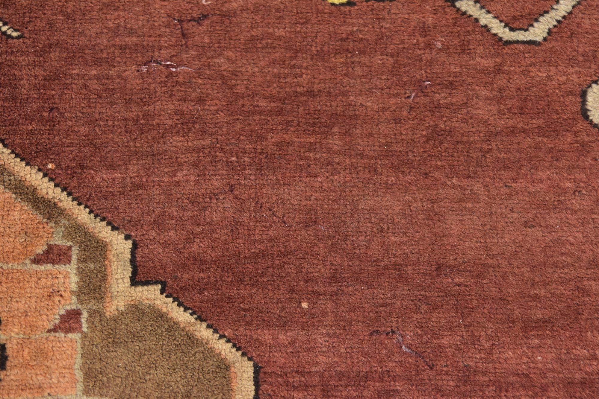5' x 7' Hand Knotted Anatolian Oriental Wool Rug