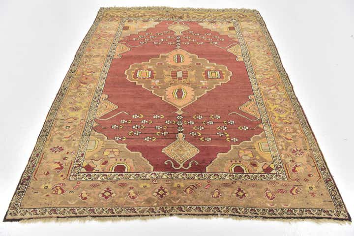 5' x 7' Hand Knotted Anatolian Oriental Wool Rug