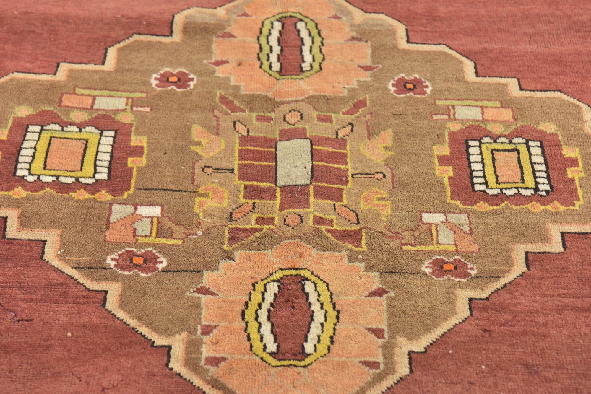 5' x 7' Hand Knotted Anatolian Oriental Wool Rug