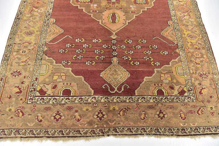 5' x 7' Hand Knotted Anatolian Oriental Wool Rug