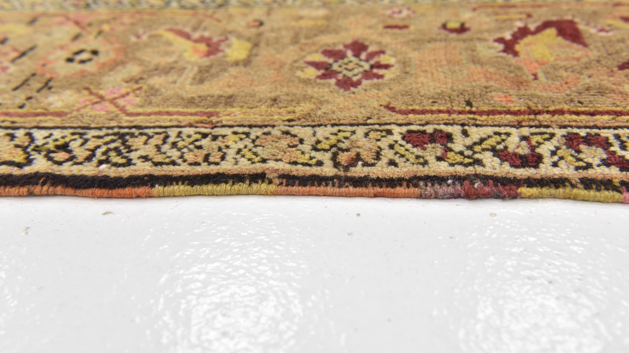 5' x 7' Hand Knotted Anatolian Oriental Wool Rug