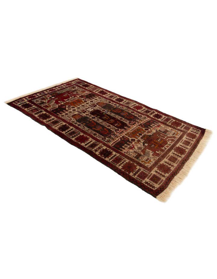 3' 3 x 5' 5 Hand Knotted Anatolian Wool Rug