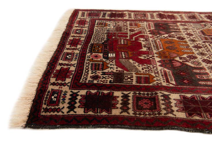 Detail image of 3' 3 x 5' 5 Hand Knotted Anatolian Wool Rug