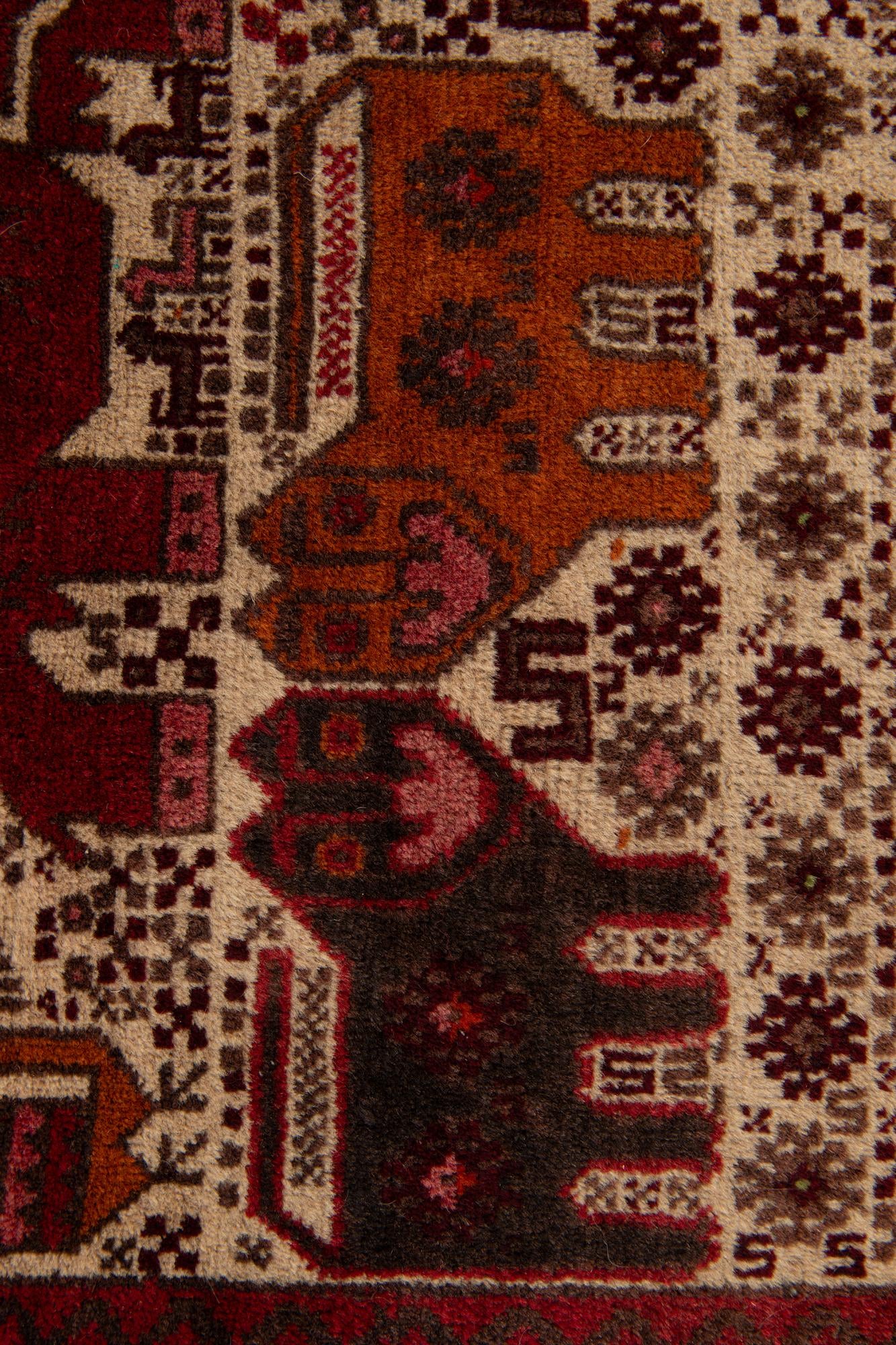 3' 3 x 5' 5 Hand Knotted Anatolian Wool Rug