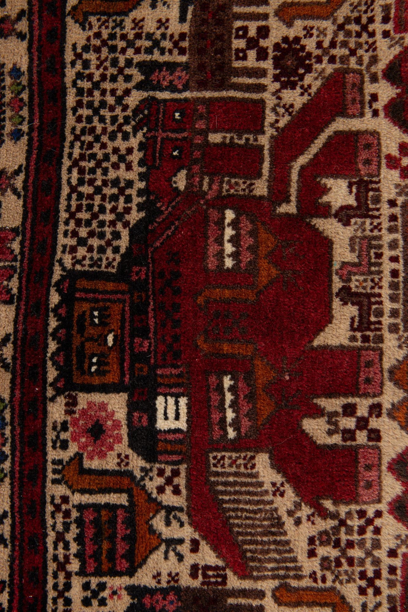 3' 3 x 5' 5 Hand Knotted Anatolian Wool Rug
