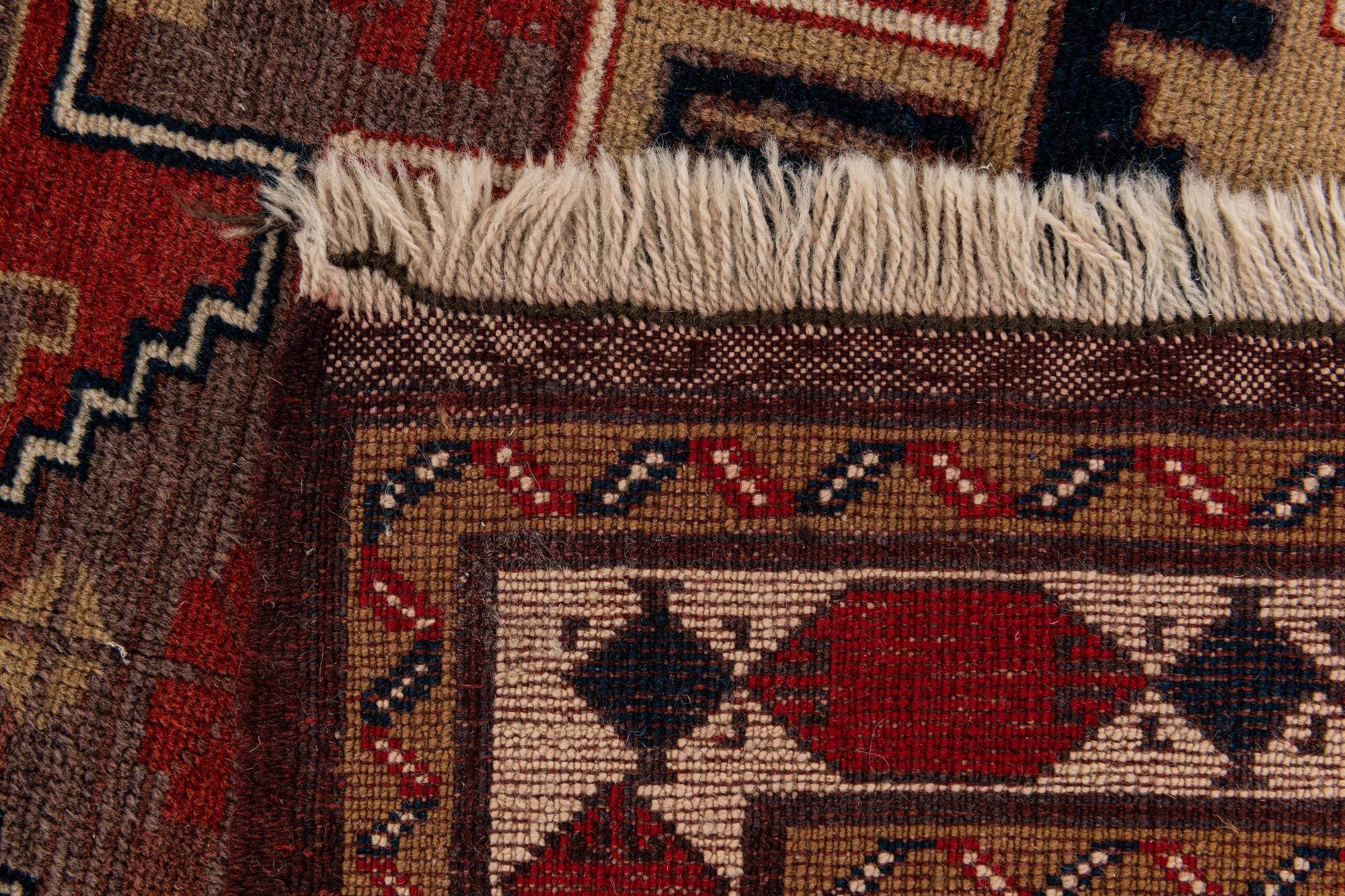 3' 7 x 6' 8 Hand Knotted Anatolian Wool Rug