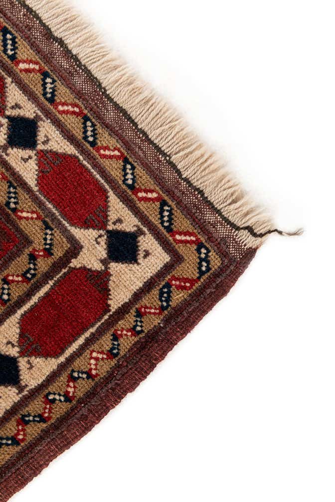 3' 7 x 6' 8 Hand Knotted Anatolian Wool Rug